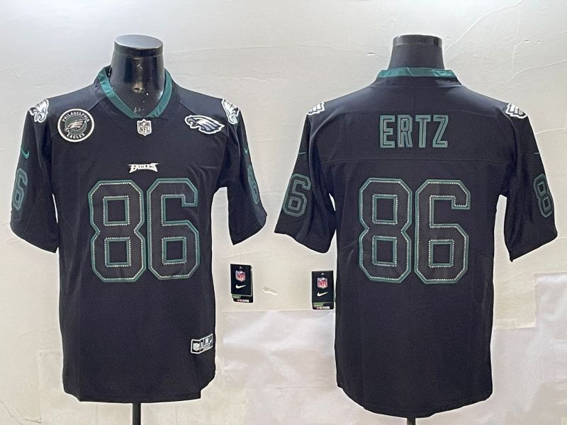 Men Philadelphia Eagles #86 Ertz Black Classic 2025 Nike Limited NFL Jersey style 1->philadelphia eagles->NFL Jersey